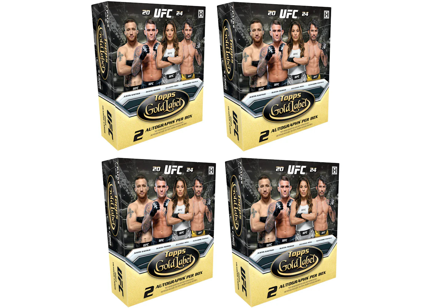 2024 Topps Gold Label UFC Hobby Box 4x Lot