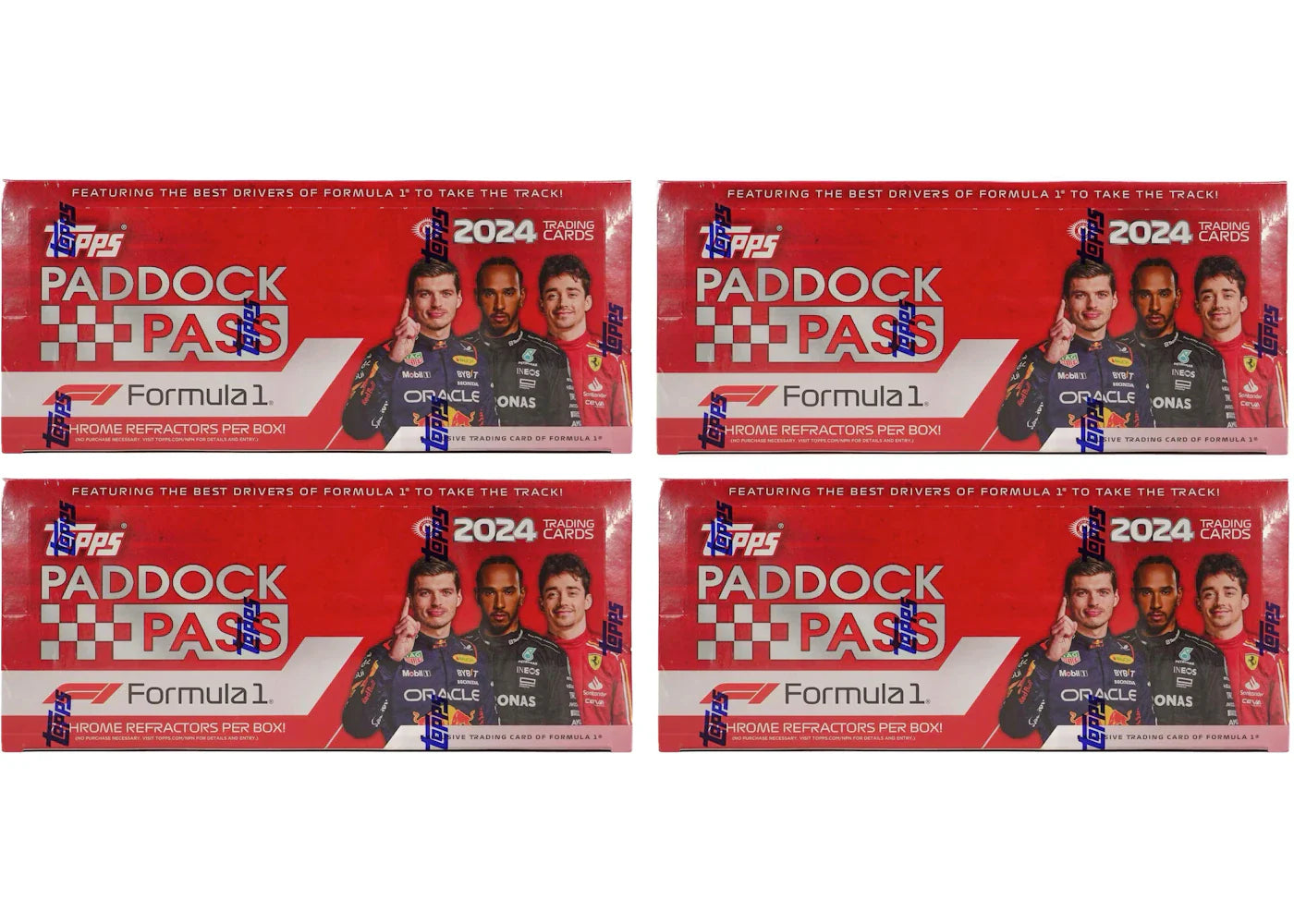 2024 Topps Paddock Pass F1 Formula 1 Hobby Box 4x Lot