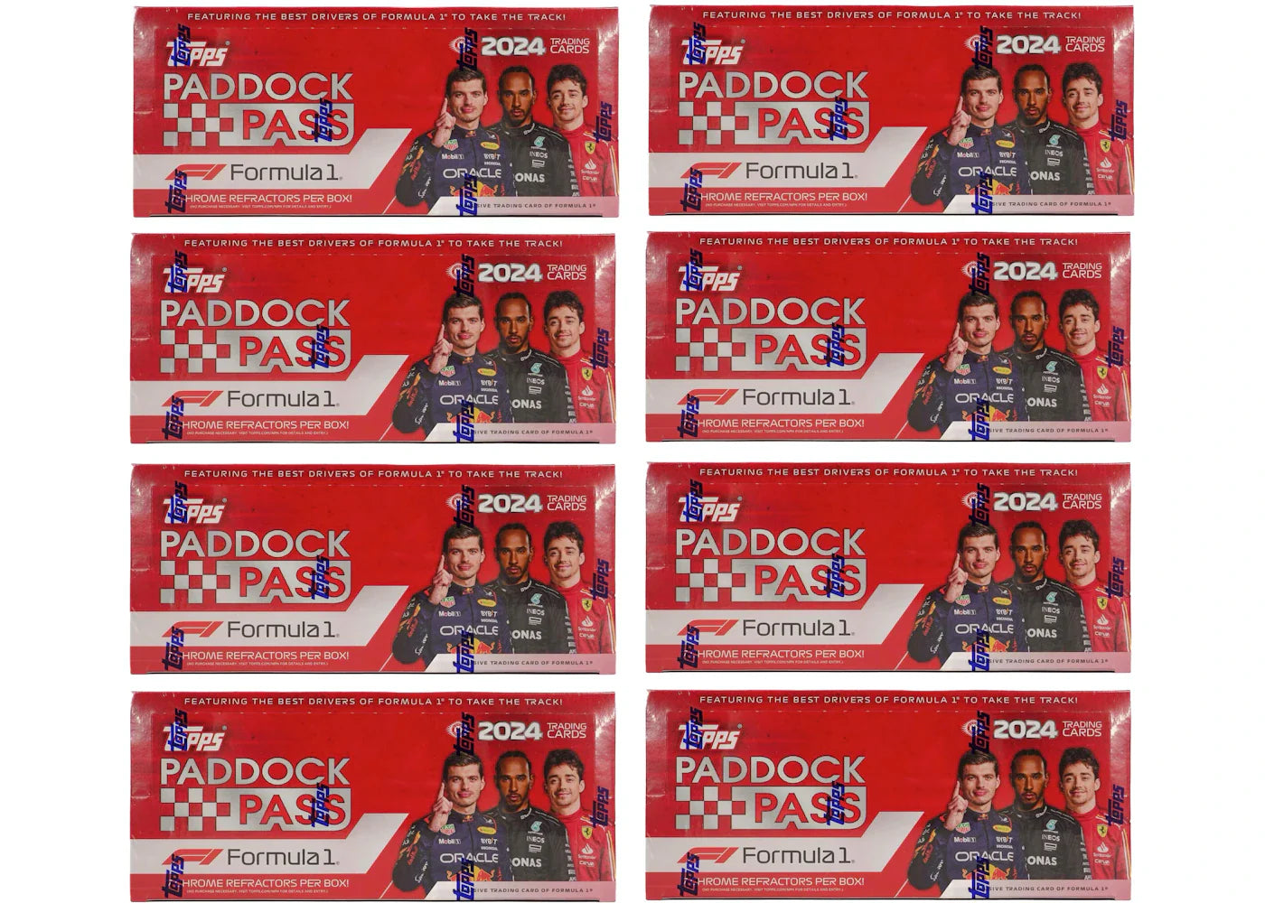 2024 Topps Paddock Pass F1 Formula 1 Hobby Box 8x Lot