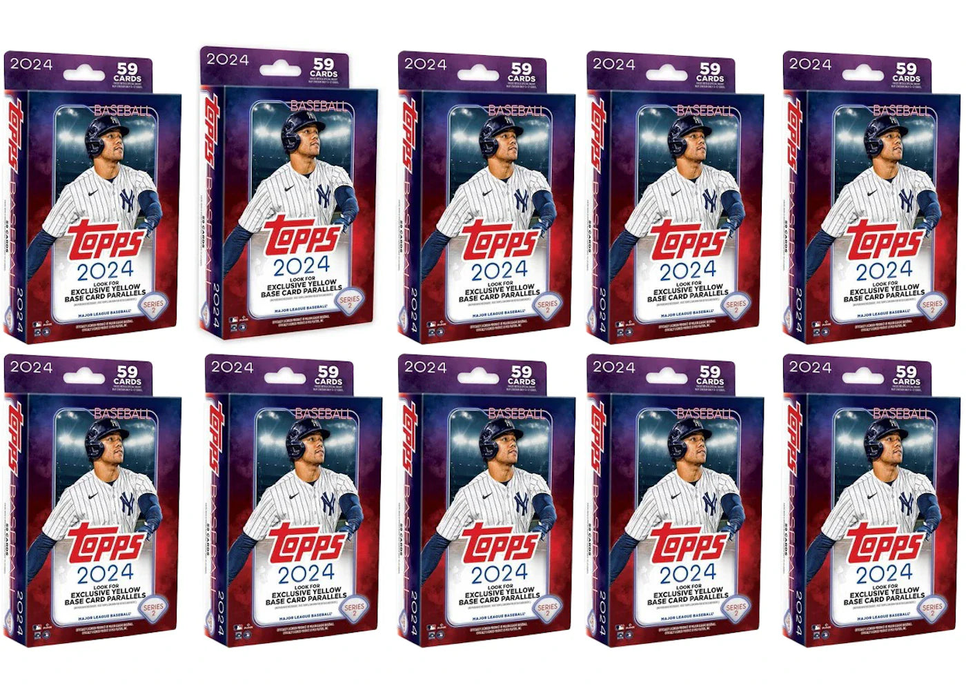 2024 Topps Series 2 Baseball Hanger Box 10x Lot