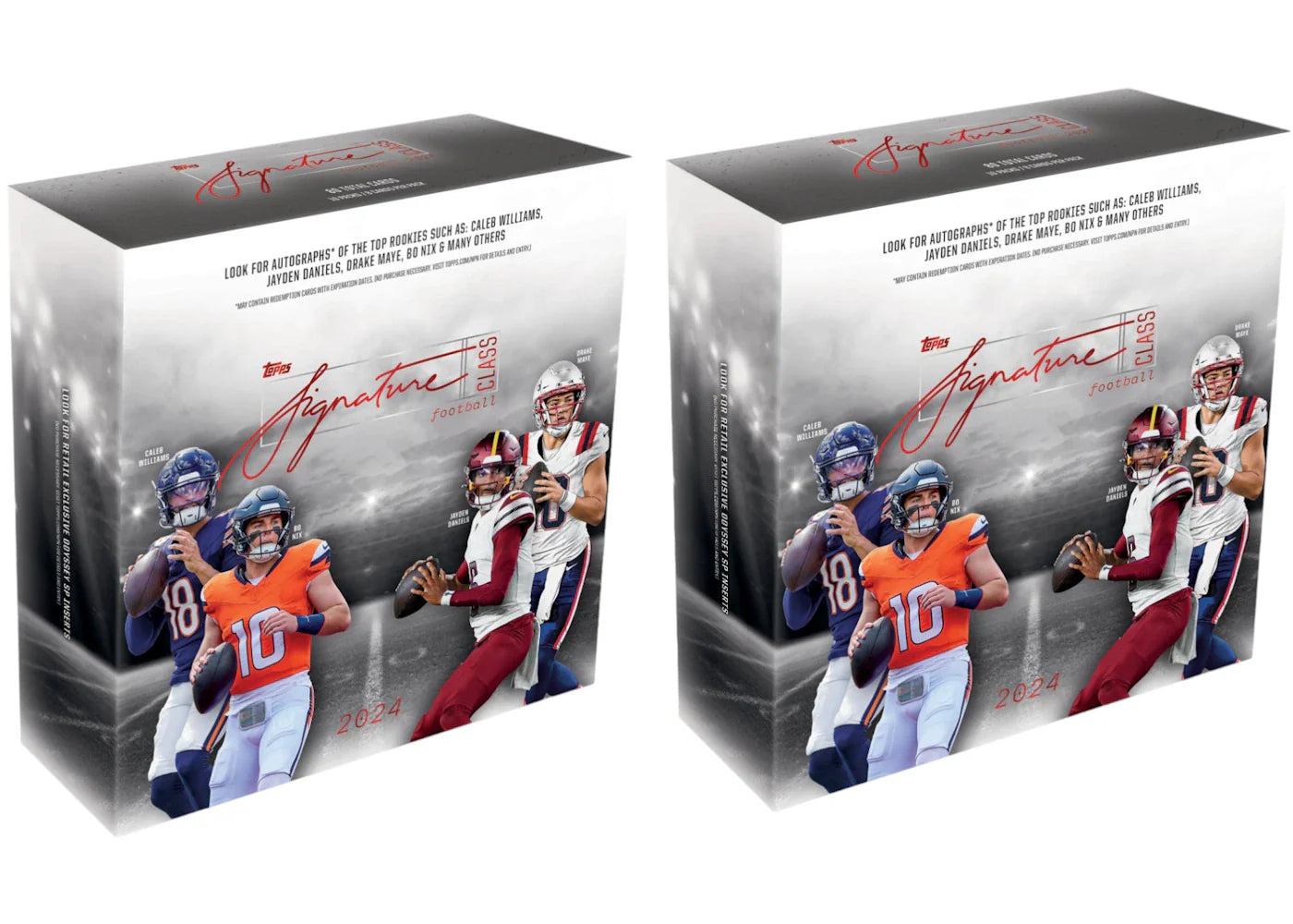 2024 Topps Signature Class Football Mega Box 2x Lot