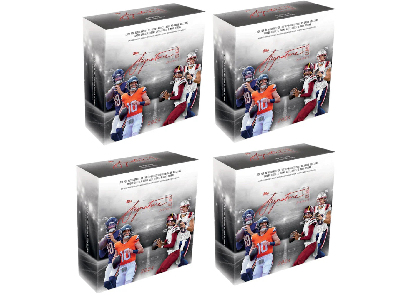 2024 Topps Signature Class Football Mega Box 4x Lot