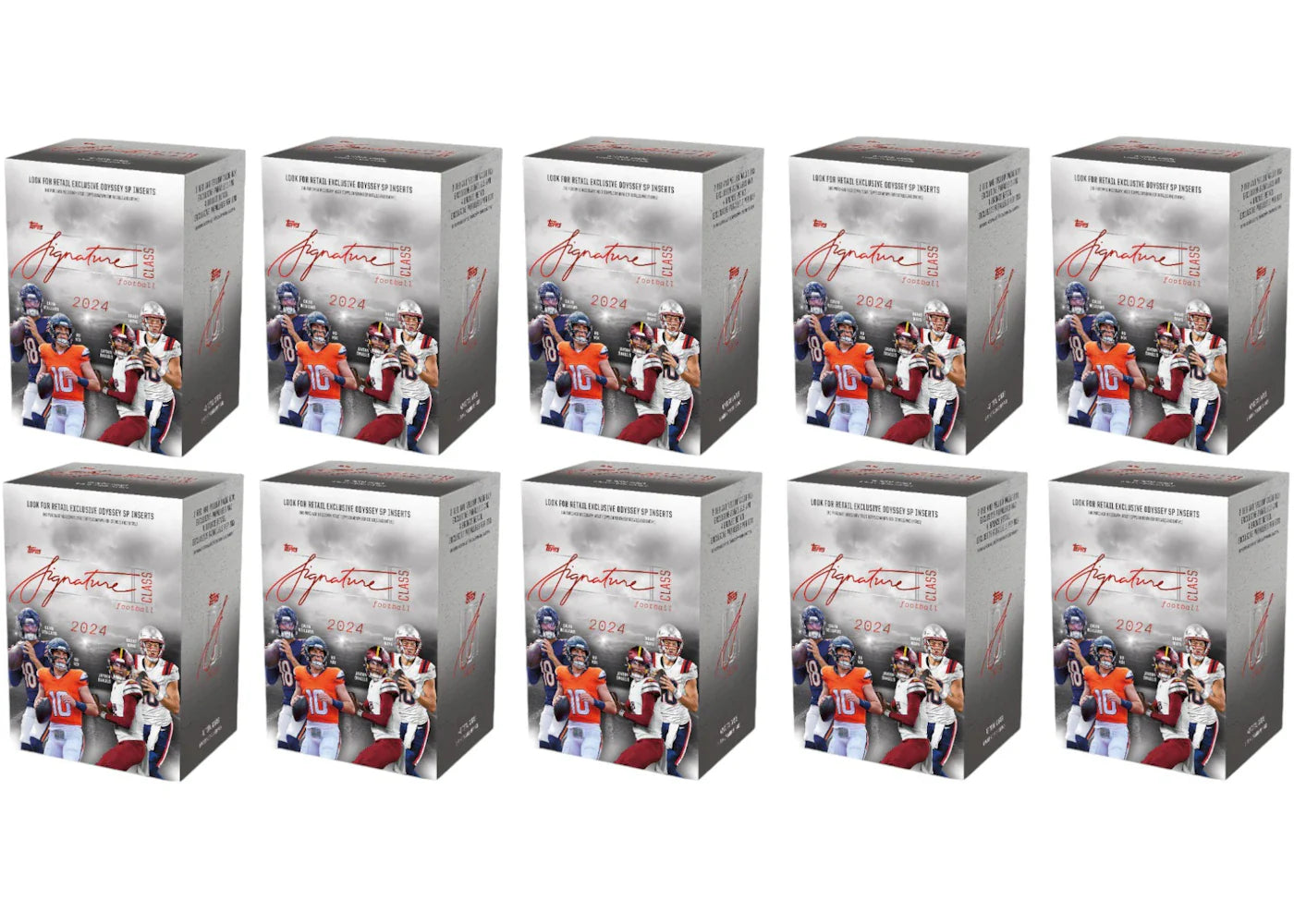 2024 Topps Signature Class Football Value Box 10x Lot