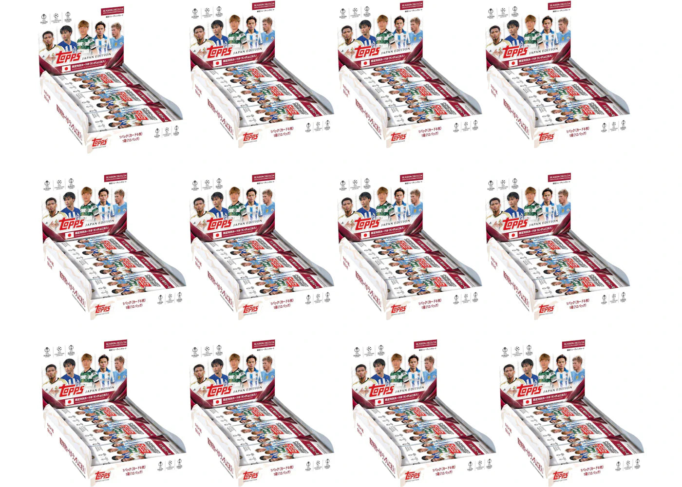 2024 Topps UEFA Champions League Japan Edition Hobby Box 12x Lot
