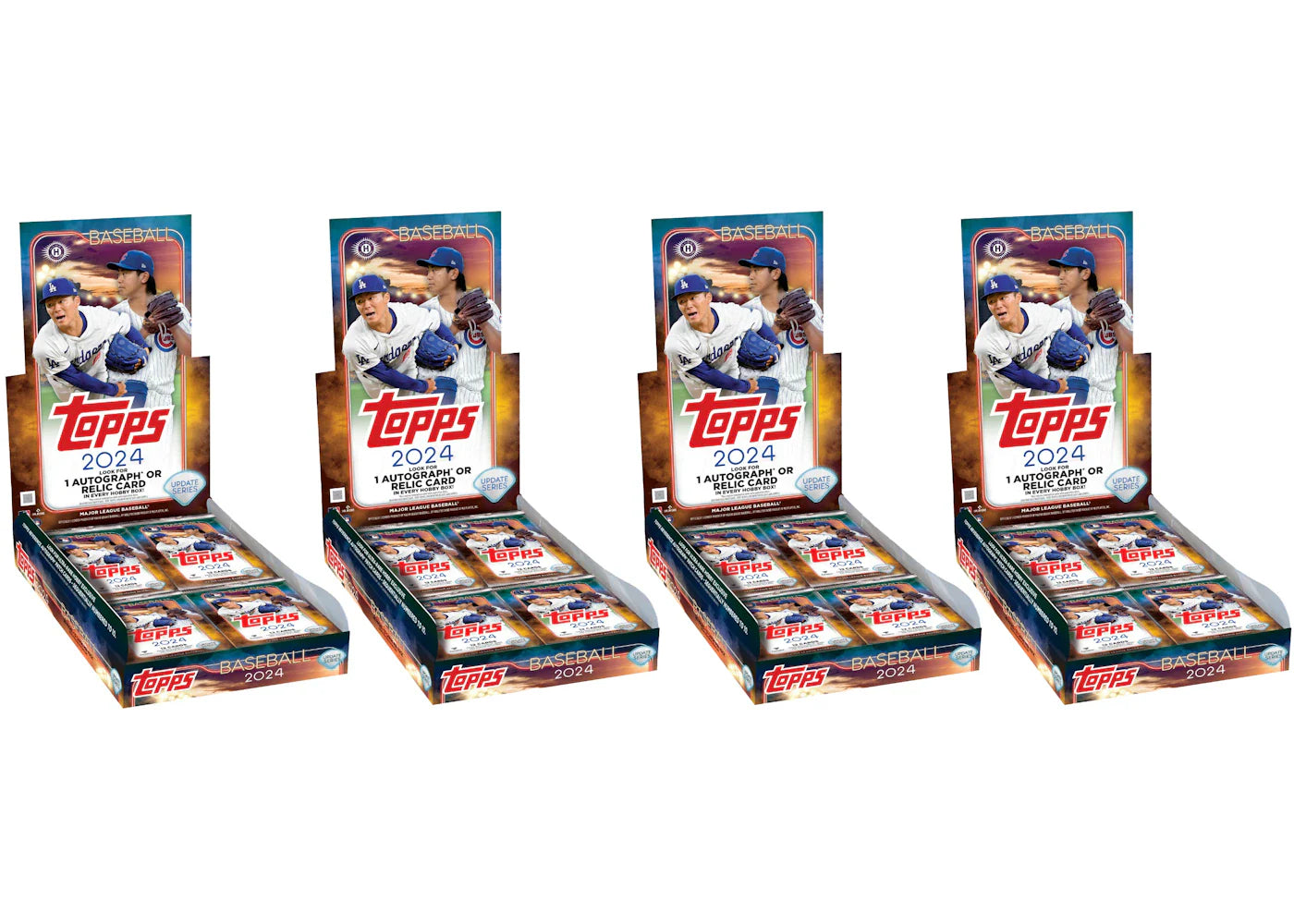 2024 Topps Update Series Baseball Hobby Box 4x Lot