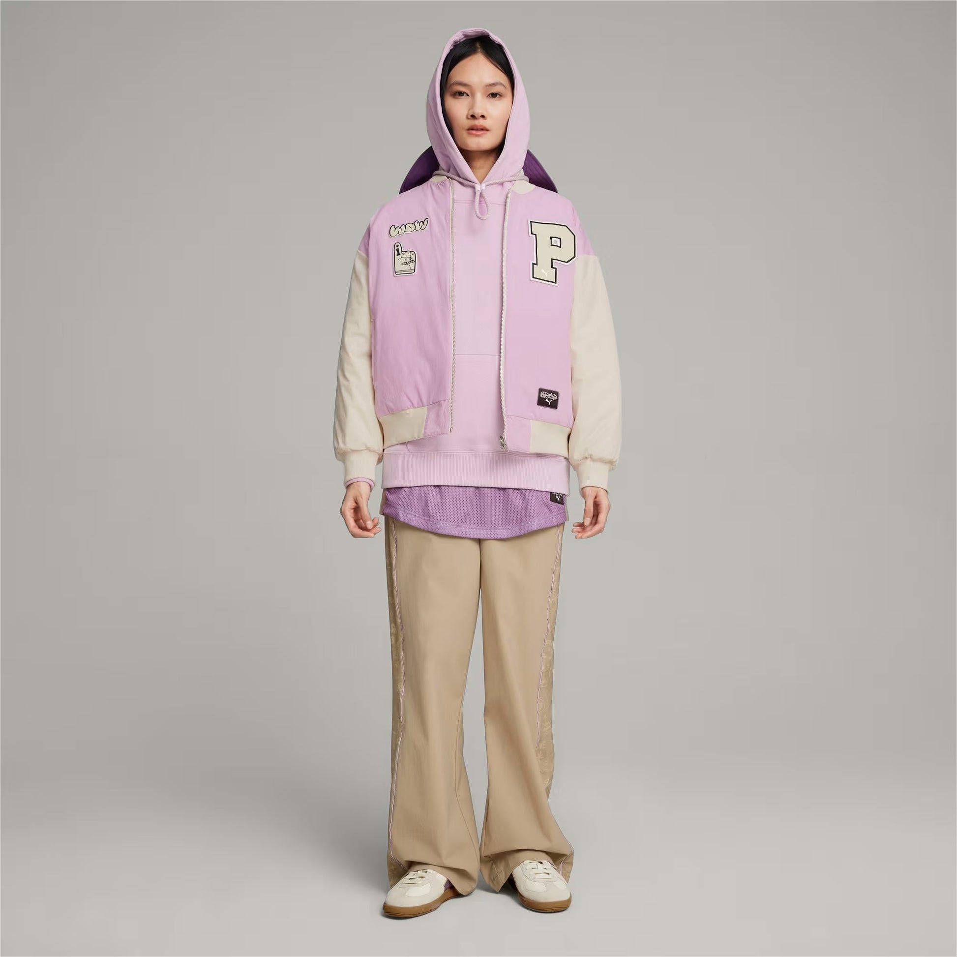 Puma | x SOPHIA CHANG BOMBER JACKET  { GRAPE MIST