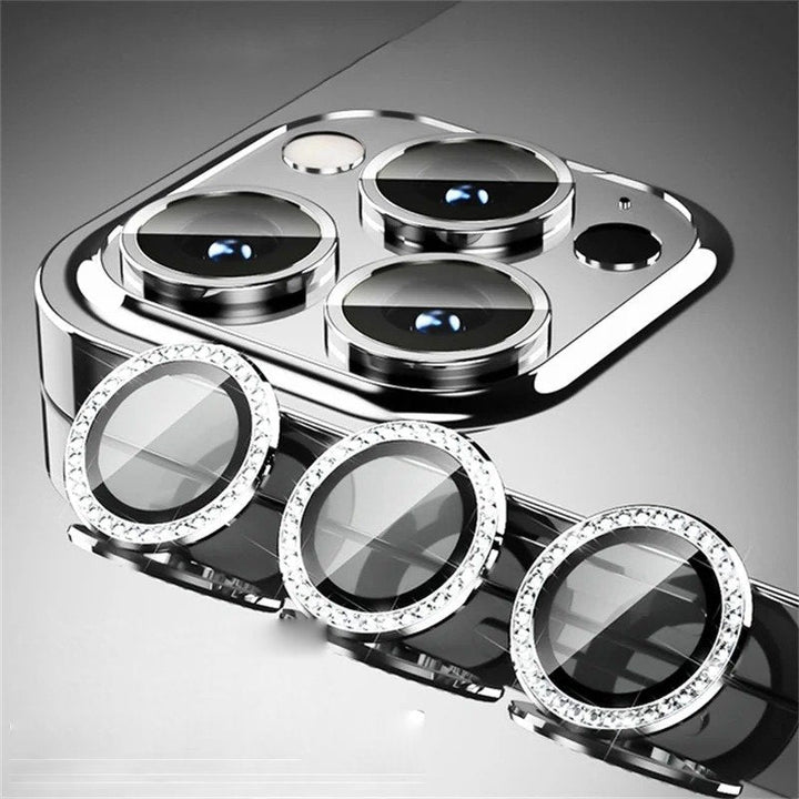 iPhone 13 Series Glitter Diamond Camera Lens Protector