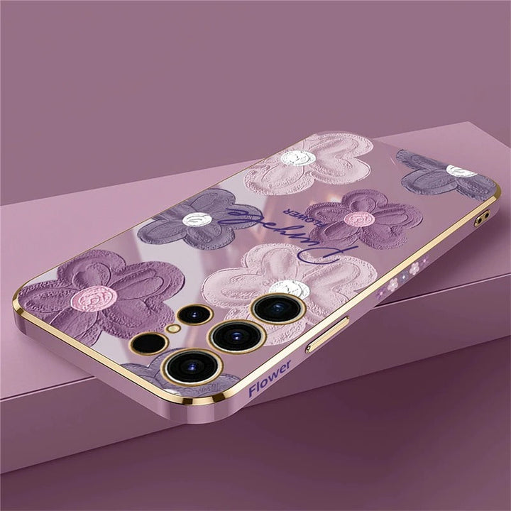 Galaxy S Series Botanical Painting Floral Petals Case