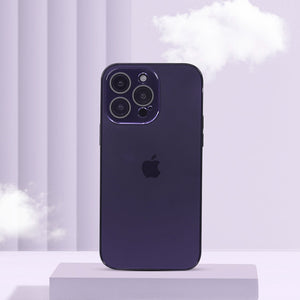 iPhone 13 Series Matte Glass Pro Camera Lens Shell Case