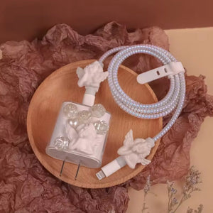 Elegant Fairy Floral Charger Protector Set