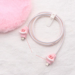 Bowknot Bliss Cake Pattern Charger Case