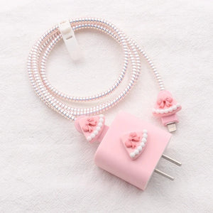 Bowknot Bliss Cake Pattern Charger Case