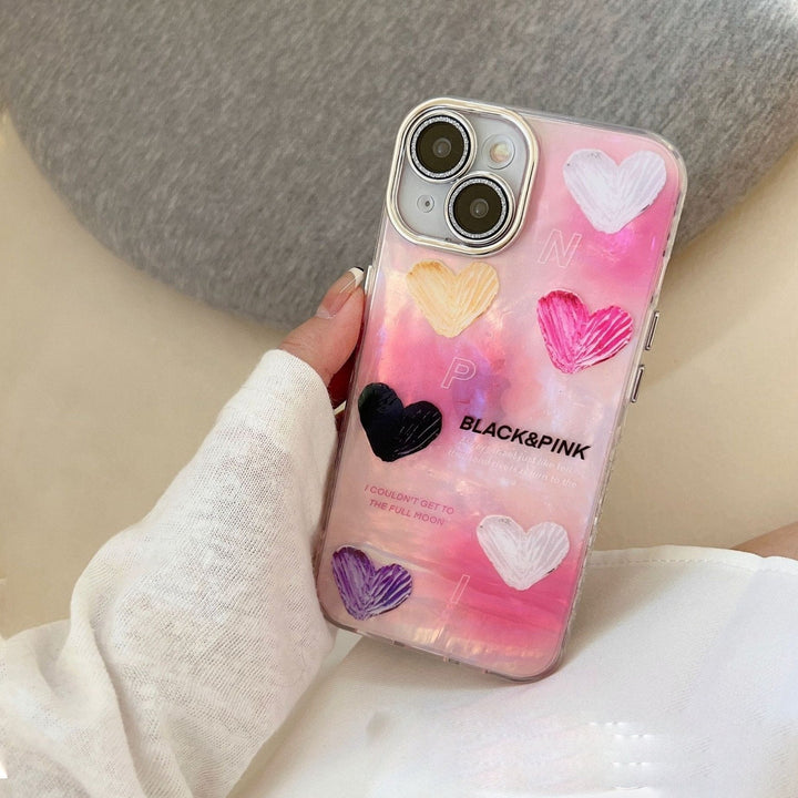 Love Armor Heart Pattern Case