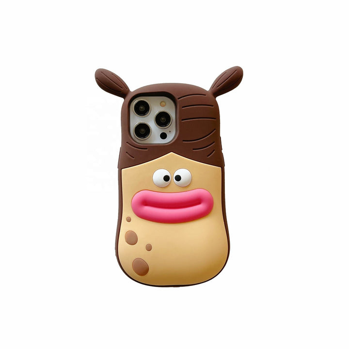 3D Cartoon Sausage Girl Case