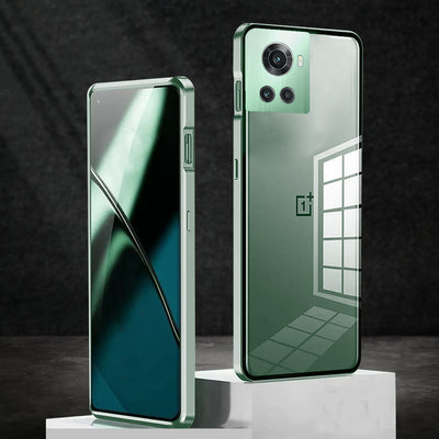 OnePlus 10R Aluminium Alloy Metal Frame Glass Case