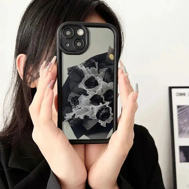 Frosty Noir Rose Film Shell Case