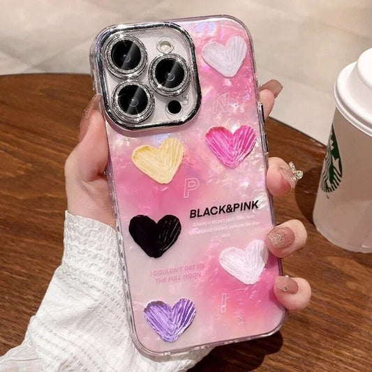 Love Armor Heart Pattern Case