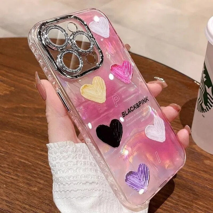 Love Armor Heart Pattern Case