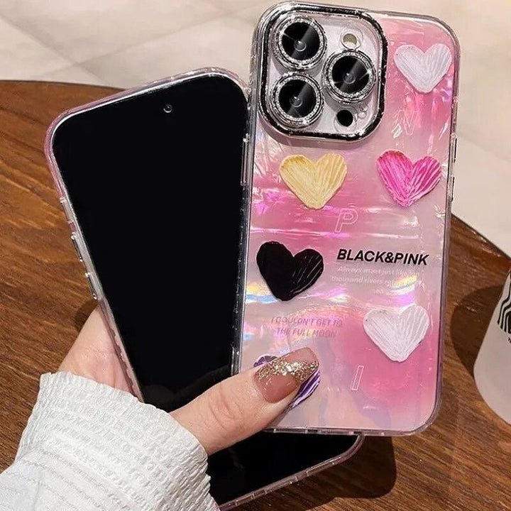 Love Armor Heart Pattern Case