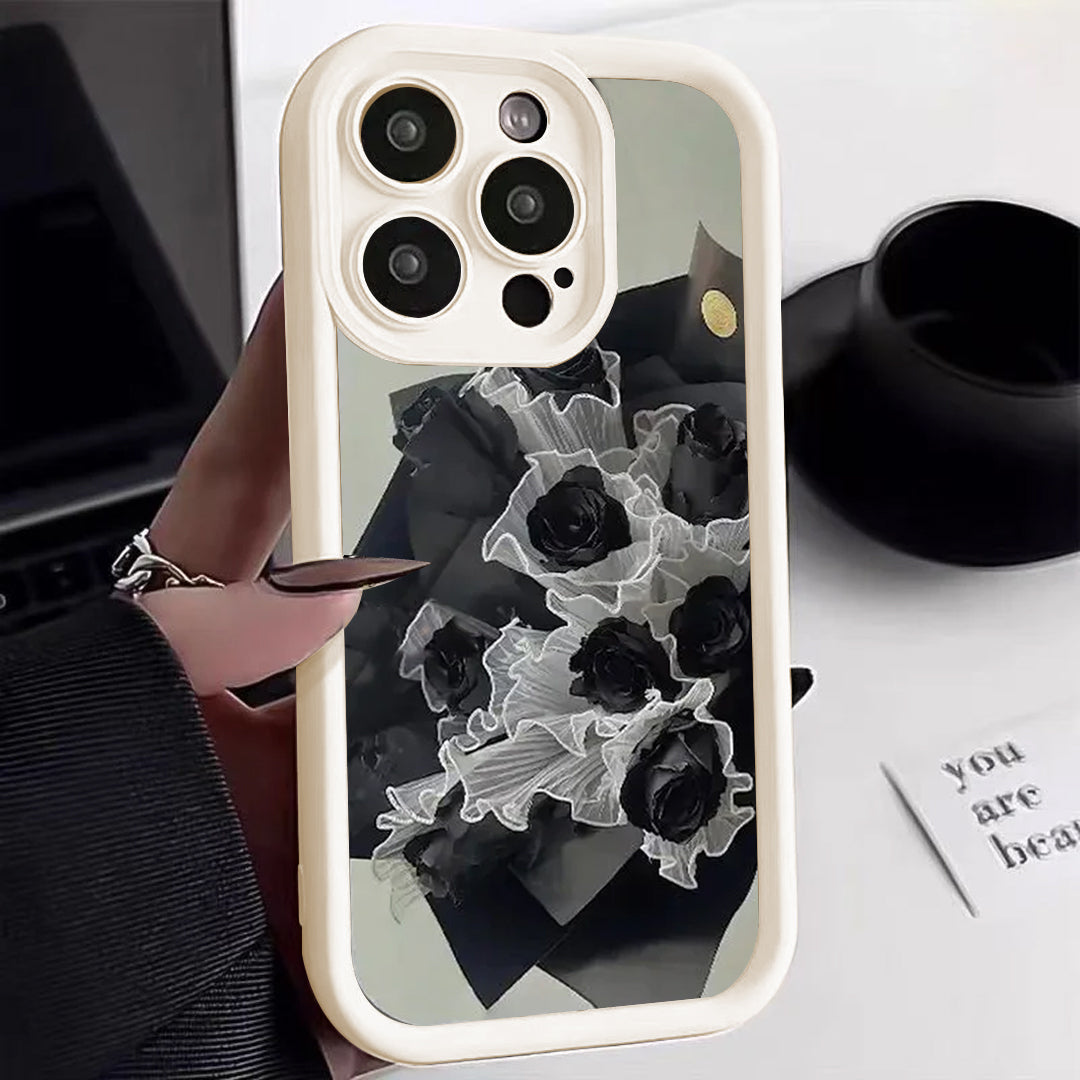 Frosty Noir Rose Film Shell Case