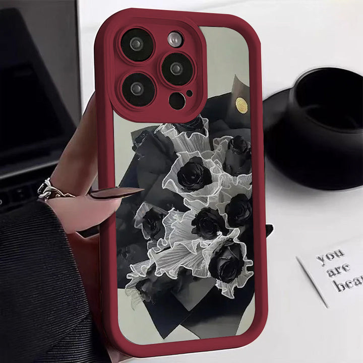 Frosty Noir Rose Film Shell Case