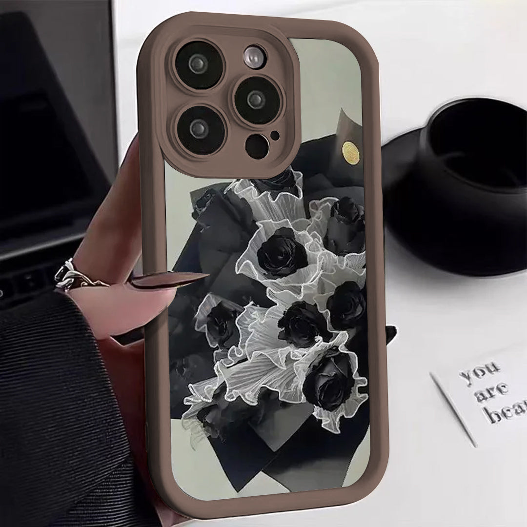 Frosty Noir Rose Film Shell Case