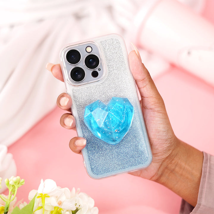 Shimmering Bling Heart Case