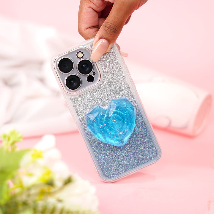 Shimmering Bling Heart Case