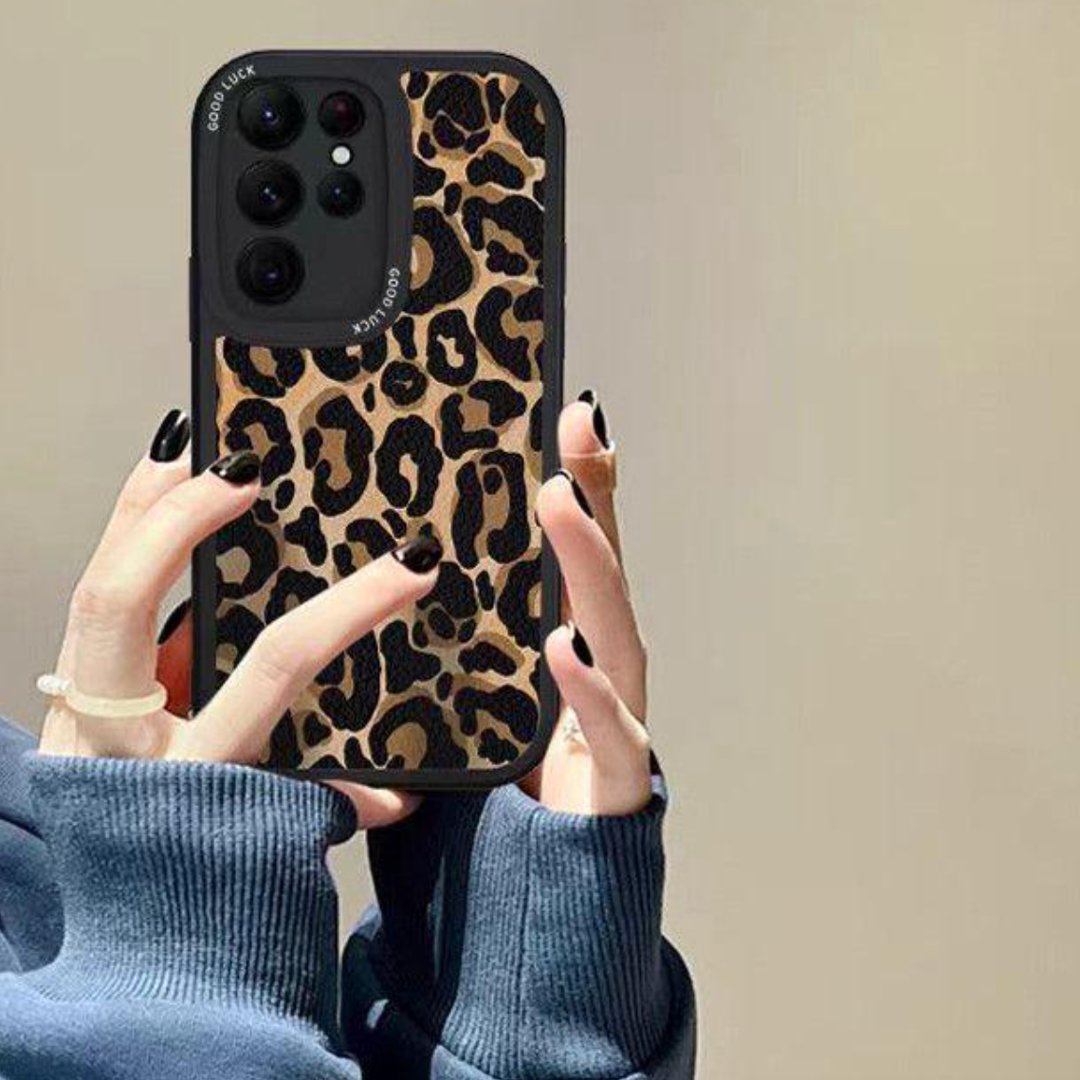 Chic Leopard Pattern Case - Samsung