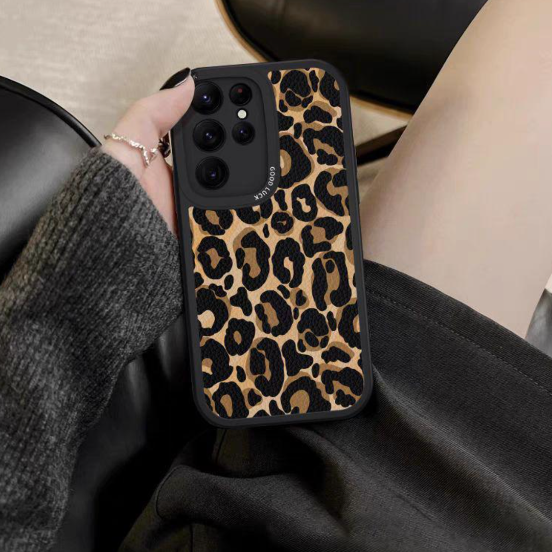 Chic Leopard Pattern Case - Samsung