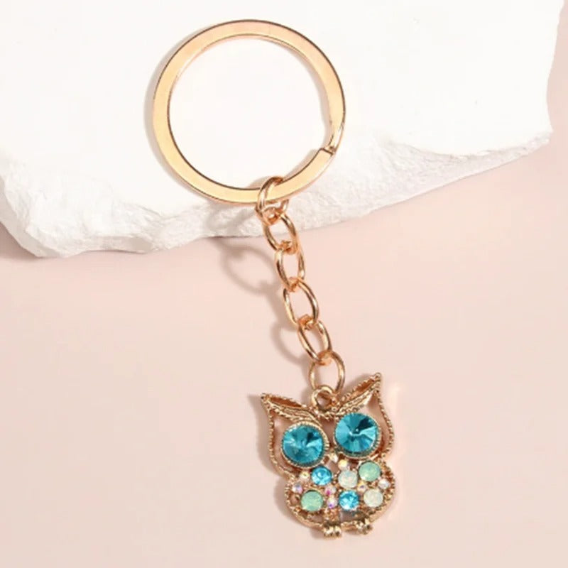 Magical Owl Enamel Keychain