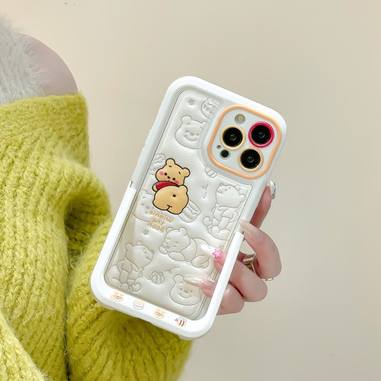 Whimsical Cartoon Pooh Bear Case