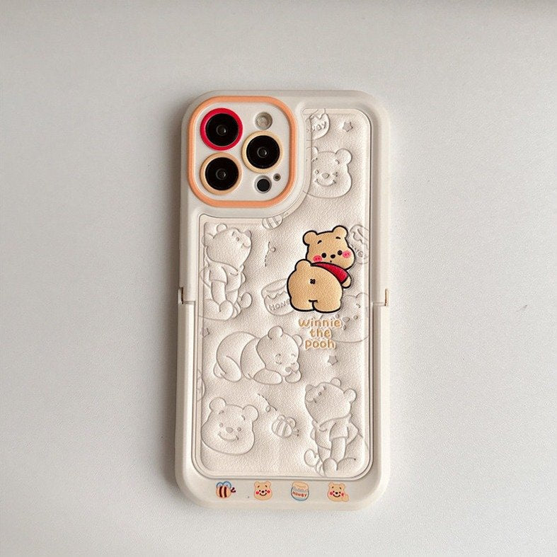 Whimsical Cartoon Pooh Bear Case