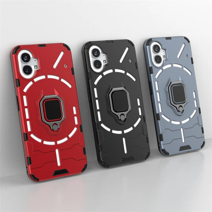 Shock Lock Armor Magnetic Ring Holder Case - Nothing