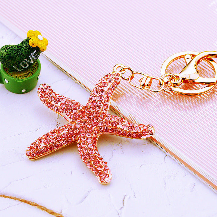 Dazzling Star Fish Keychain