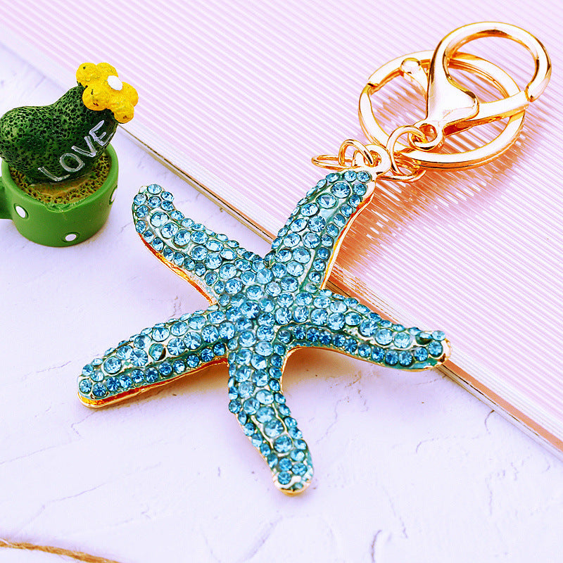 Dazzling Star Fish Keychain