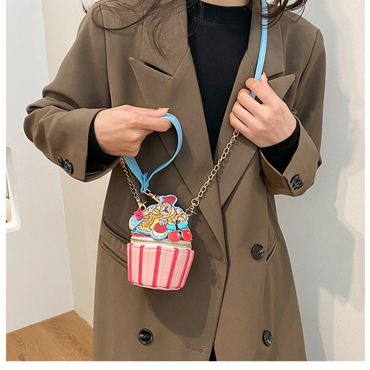 Sweet Scoop Mini Shoulder Bag with Chain Strap