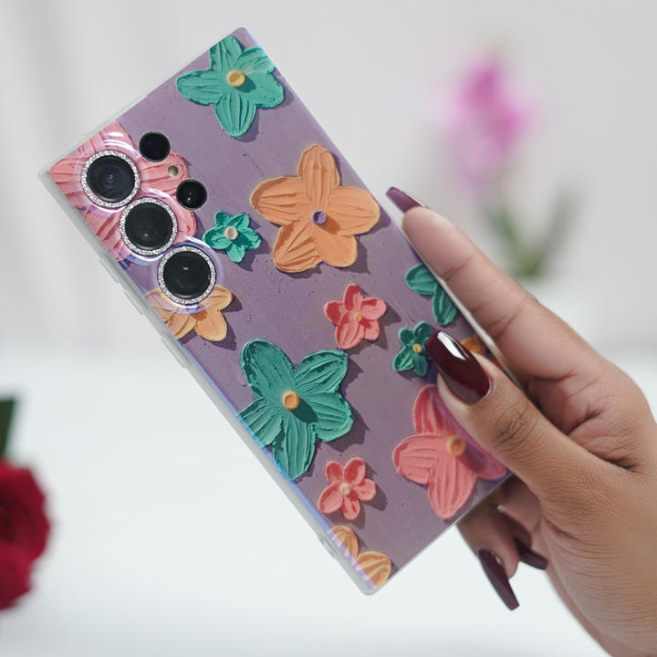 Antique Floral Elegance Phone Case - Samsung