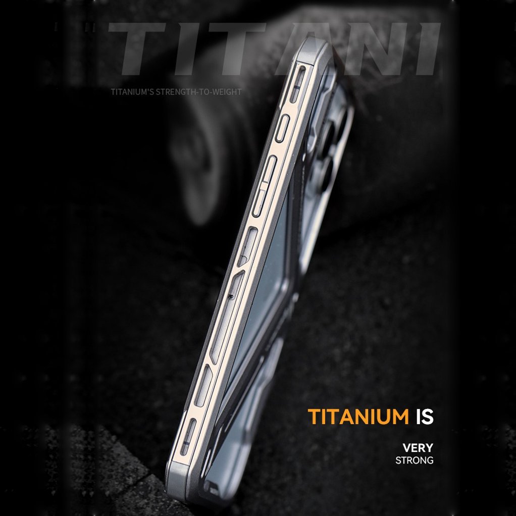 Titanium Alloy Armor Frame Case - iPhone