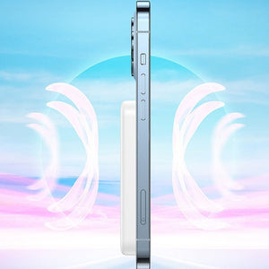 Ultra Slim 15W 5000 mAh Magnetic Suction Wireless Power Bank