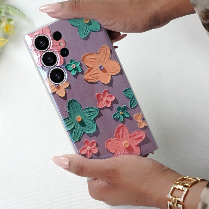 Antique Floral Elegance Phone Case - Samsung