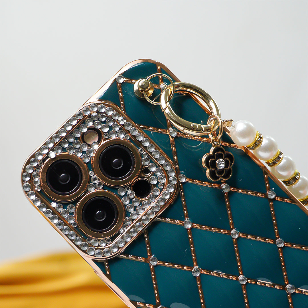 Glam Touch Full Diamond Lens Case