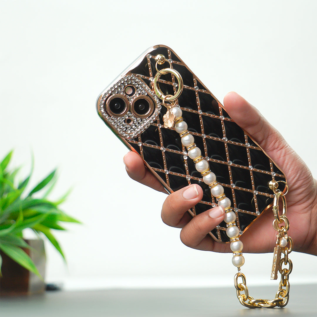 Glam Touch Full Diamond Lens Case