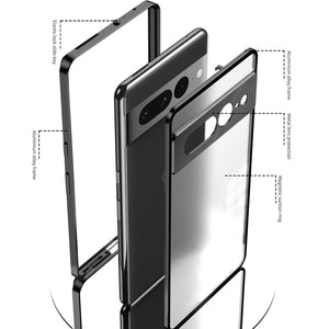 Frosty Dual Layer Metal Armor Case - Google