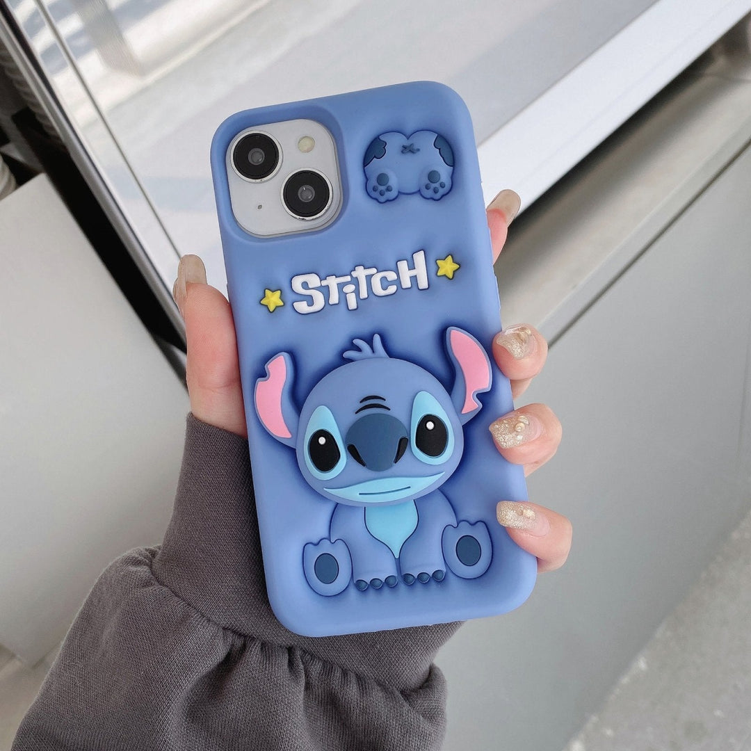 Adorable Playful Alien Stitch Cartoon Case