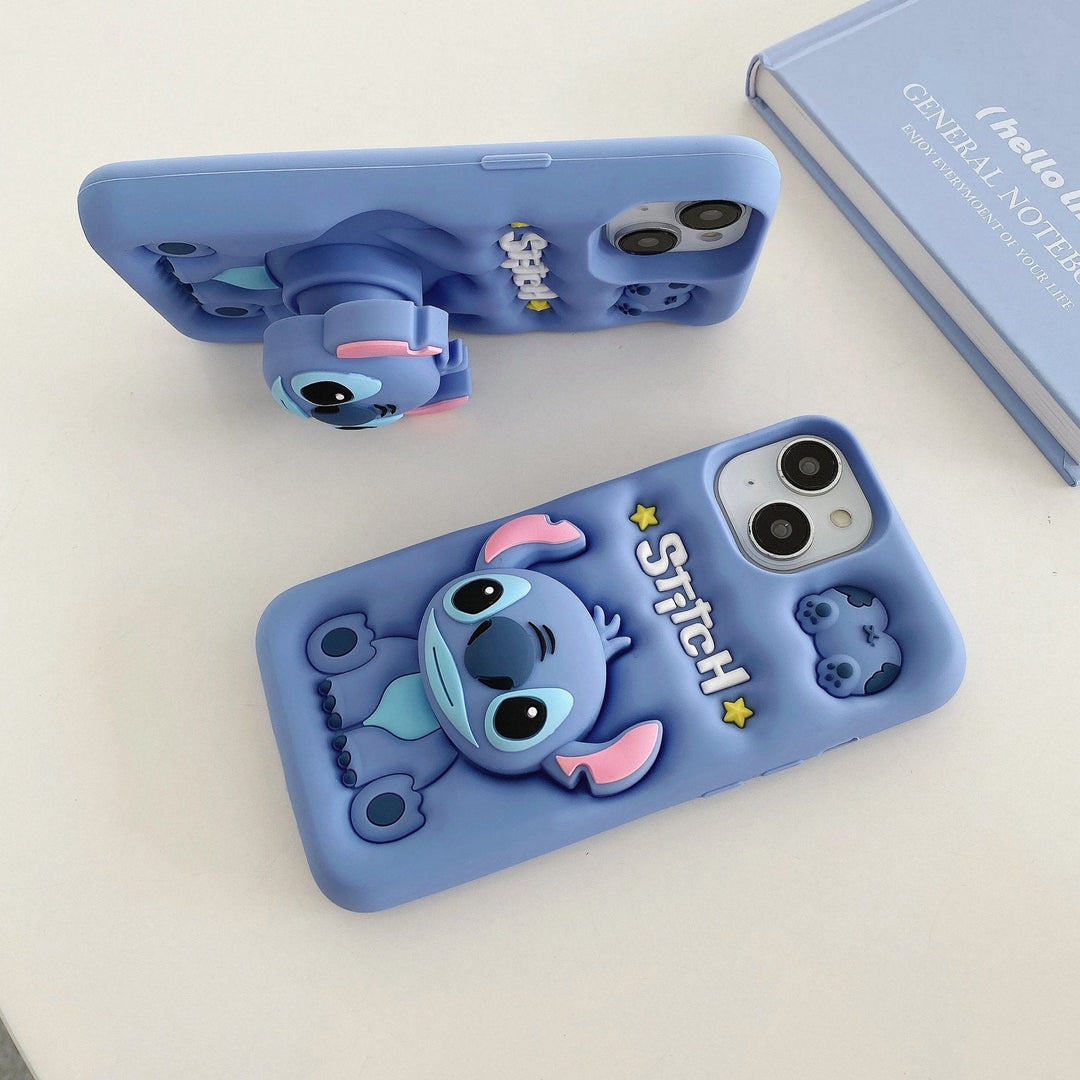 Adorable Playful Alien Stitch Cartoon Case