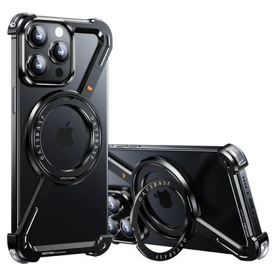 Corner Guard Titanium Magnetic Case - iPhone