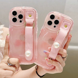 Glossy Blossom Wristband Case