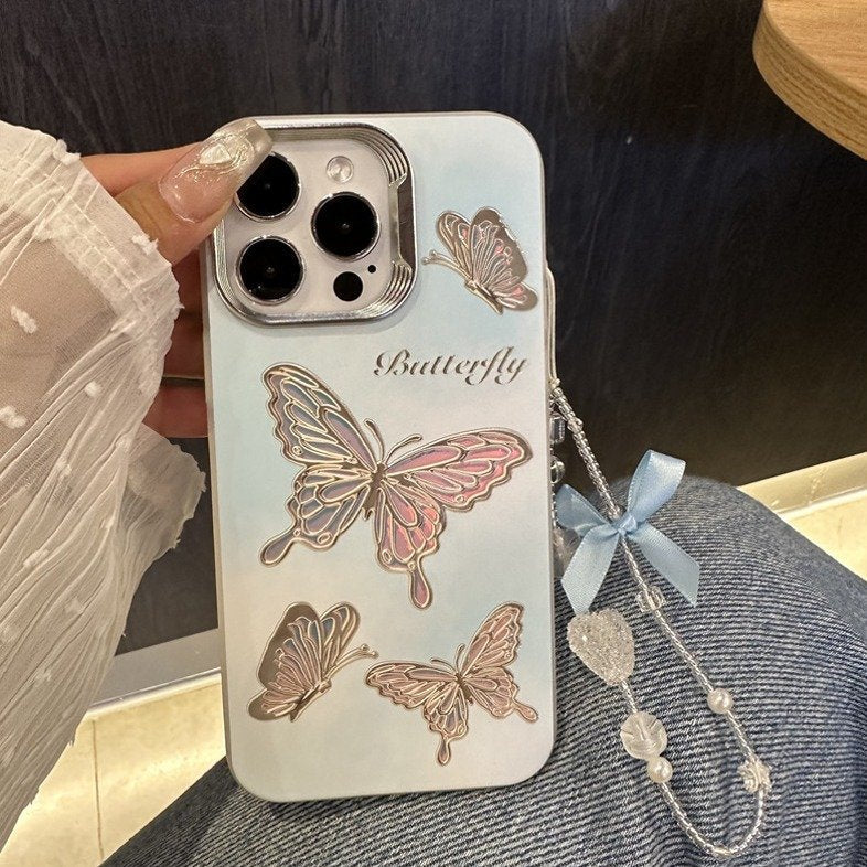 Flutter Laser Gradient Butterfly Case