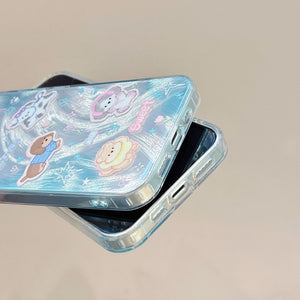 Sparkling Starry Pup Glimmer Case With AirPods Pro Case